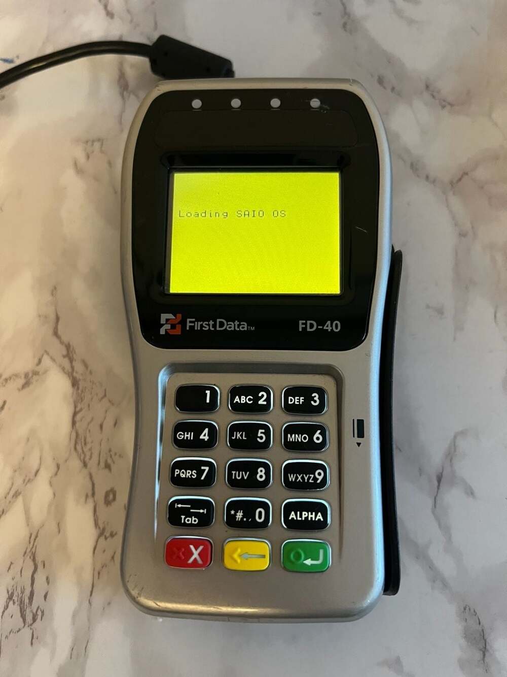 First Data FD-40 PIN Pad Terminal Model xPED-8006L2-3CR